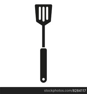 Bbq spatula icon simple vector. Meat food. Summer dinner. Bbq spatula icon simple vector. Meat food