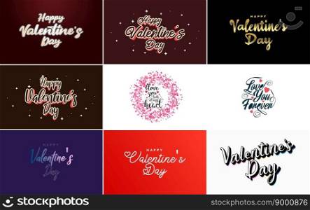 Be My Valentine Valentine&rsquo;s holiday lettering for greeting card