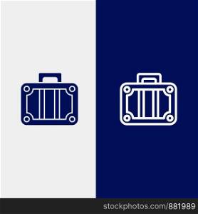 Beach, Holiday, Transportation, Travel Line and Glyph Solid icon Blue banner Line and Glyph Solid icon Blue banner