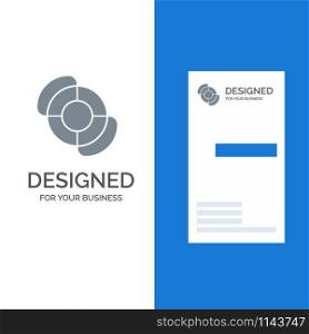Beach, Lifeguard, Summer Grey Logo Design and Business Card Template