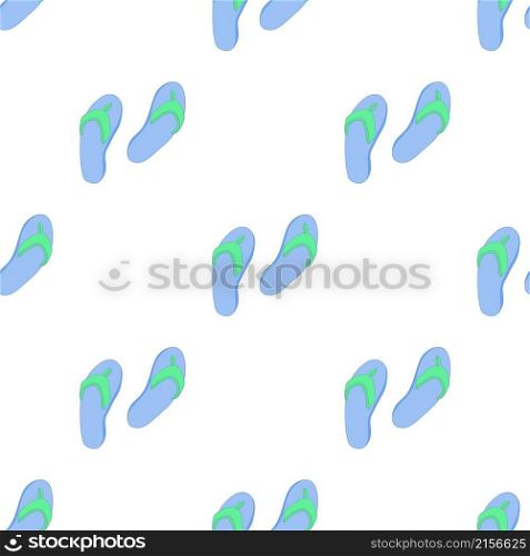 Beach shoes pattern seamless background texture repeat wallpaper geometric vector. Beach shoes pattern seamless vector