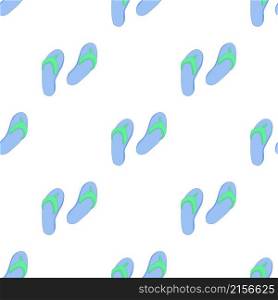 Beach shoes pattern seamless background texture repeat wallpaper geometric vector. Beach shoes pattern seamless vector
