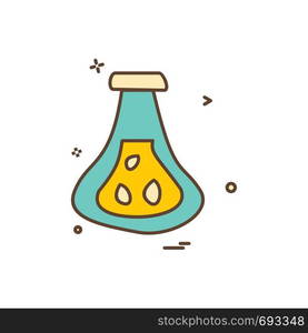 beaker flask icon vector design