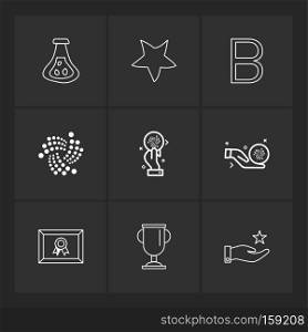 beaker , star , B , coin , crypto , currency , money , certificate , trophy, hand , help ,icon, vector, design,  flat,  collection, style, creative,  icons