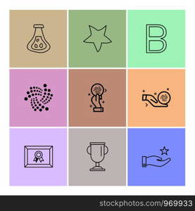 beaker , star , B , coin , crypto , currency , money , certificate , trophy, hand , help ,icon, vector, design, flat, collection, style, creative, icons