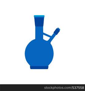 Beaker straus flask education sign vector icon. Discovery lab development solution test glass equipment