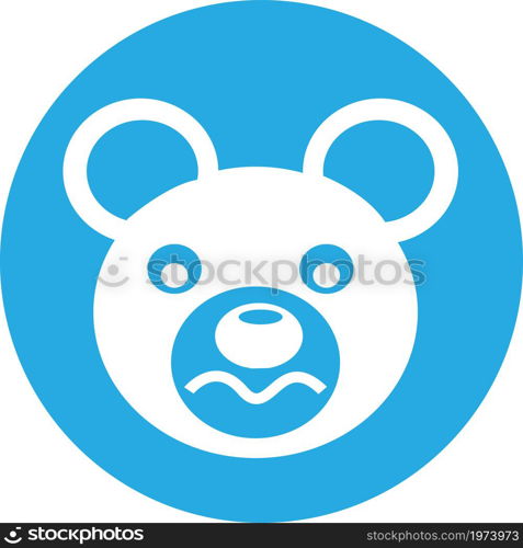 Bear Icon sign symbol design