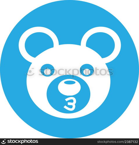 Bear Icon sign symbol design