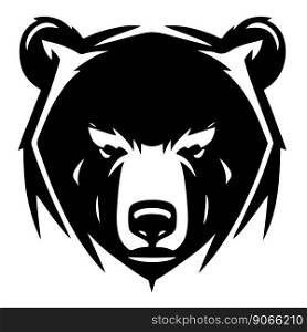 Bear illustration vector drawing. Vector illustration. Bear illustration vector drawing. Logo of bear