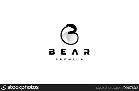 Bear Logo Symbol Vector Design Illustration