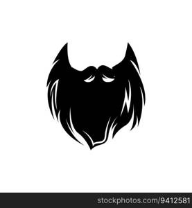 Beard Logo Design, Male Face Appearance Vector, For Babershop, Hair, Appearance, Brand Label
