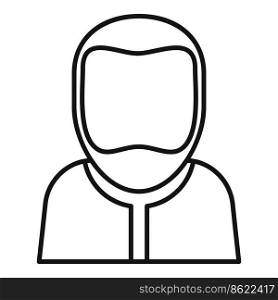 Bearded man icon outline vector. Adult age. Life generation. Bearded man icon outline vector. Adult age