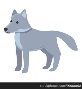 Beast wolf icon. Cartoon of beast wolf vector icon for web design isolated on white background. Beast wolf icon, cartoon style