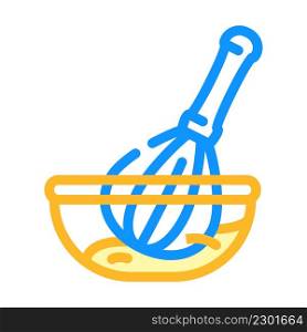 beater whisk color icon vector. beater whisk sign. isolated symbol illustration. beater whisk color icon vector illustration