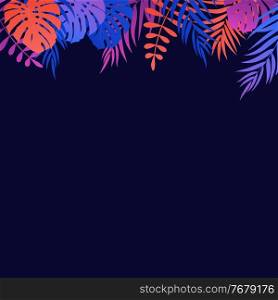 Beautifil Palm Tree Leaf Silhouette Background. Trendy design for sale, advertisement, web banner, social media Vector Illustration. Beautifil Palm Tree Leaf Silhouette Background. Trendy design for sale, advertisement, web banner, social media Vector Illustration EPS10