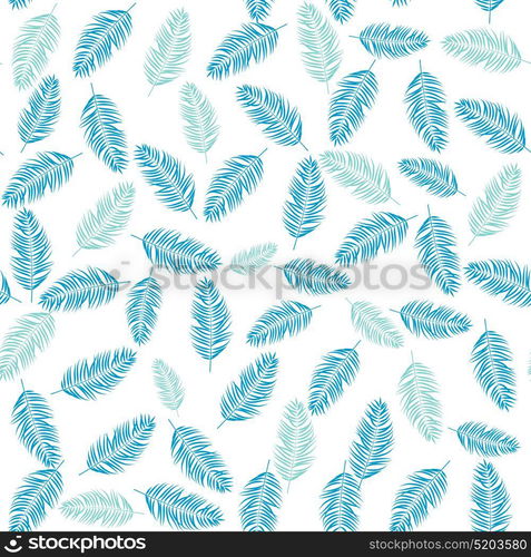 Beautifil Palm Tree Leaf Silhouette Seamless Pattern Background Vector Illustration EPS10. Beautifil Palm Tree Leaf Silhouette Seamless Pattern Background