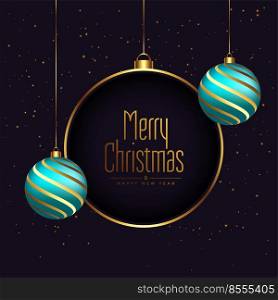 beautiful 3d style merry christmas festival background