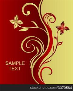 Beautiful abstract background with a pattern. Vector