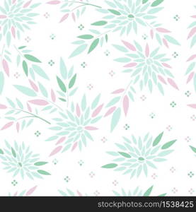 Beautiful abstract pastel leaf seamless pattern. Organic textural background for wallpaper, wrapping paper. Continuous print, repeat flowers.. Beautiful abstract pastel leaf seamless pattern.