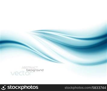 Beautiful Blue Satin. Drapery Background, Vector Illustration