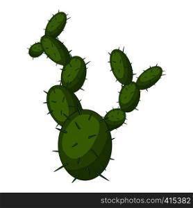 Beautiful cactus icon. Cartoon illustration of beautiful cactus vector icon for web. Beautiful cactus icon, cartoon style