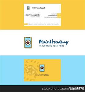 Beautiful Card game Logo and business card. vertical Design Vector