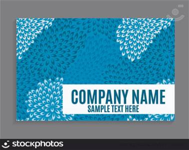 Beautiful Company Business Card Template. Vector Illustration EPS10. Beautiful Company Business Card Template. Vector Illustration