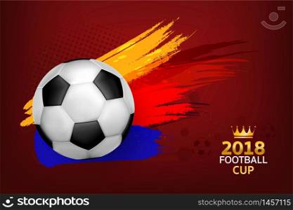 Beautiful design template of football background. element for design cards, invitations. Poster soccer template