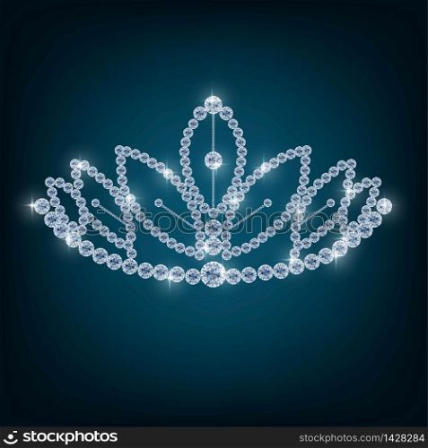 Beautiful diamond crown
