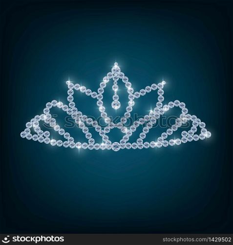 Beautiful diamond crown