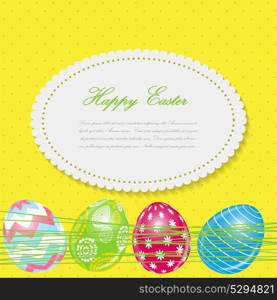 Beautiful Easter Egg Background Vector Illustration EPS10. Beautiful Easter Egg Background Vector Illustration