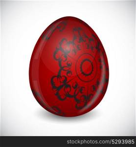 Beautiful Easter Egg Isolated Vector Illustration EPS10. Beautiful Easter Egg Vector Illustration