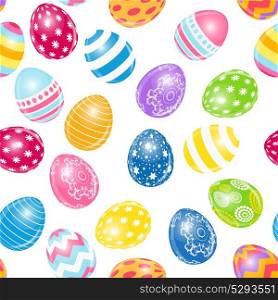 Beautiful Easter Egg Seamless Pattern Background Vector Illustration EPS10. Beautiful Easter Egg Seamless Pattern Background Vector Illustra
