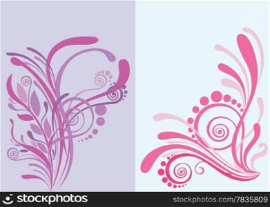 Beautiful floral abstract background in soft pink, purple and lavender Great for textures and backgrounds for your projects!