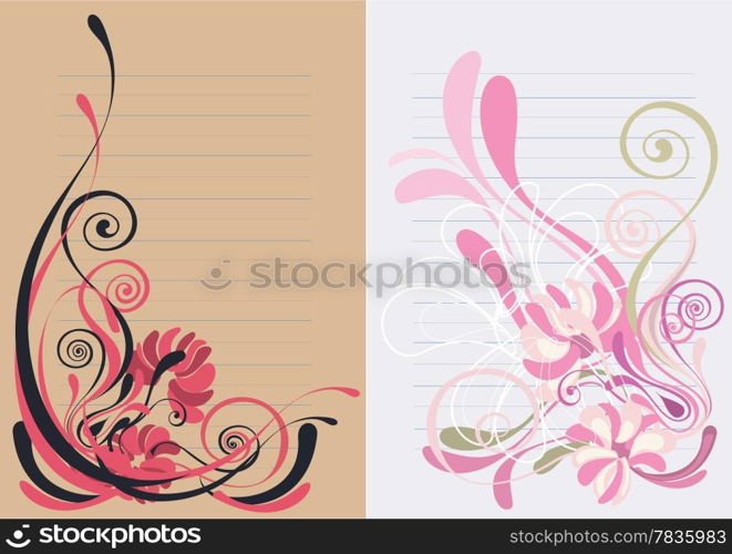 Beautiful floral abstract background in soft white, pink and red Great for textures and backgrounds for your projects!