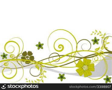 Beautiful floral vector background for design use