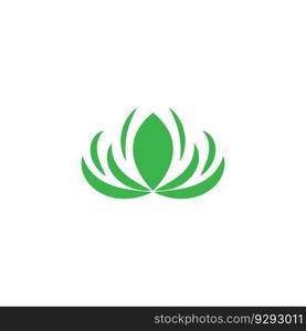 beautiful flower lotus  icon vector illustration template design