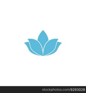 beautiful flower lotus  icon vector illustration template design