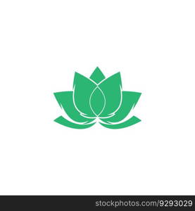 beautiful flower lotus  icon vector illustration template design