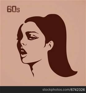 beautiful girl from the 60s