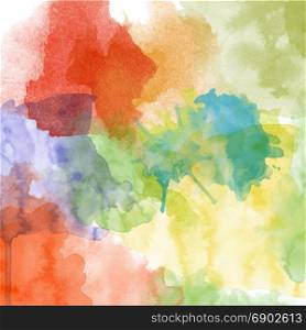 Beautiful hand painted watercolor background , vector format