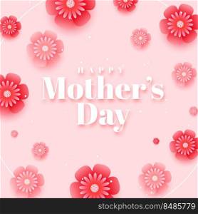 beautiful happy mothers day background design