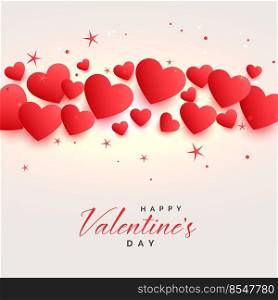 beautiful hearts background for valentines day