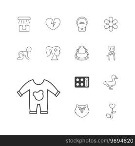 Beautiful icons Royalty Free Vector Image