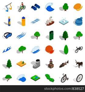 Beautiful icons set. Isometric style of 36 beautiful vector icons for web isolated on white background. Beautiful icons set, isometric style