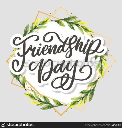 Beautiful Illustration Of Happy Friendship Day,Decorated Greeting Design. Beautiful Illustration Of Happy Friendship Day,Decorated Greeting Card Design.