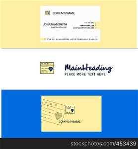 Beautiful jewellery on website Logo and business card. vertical Design Vector