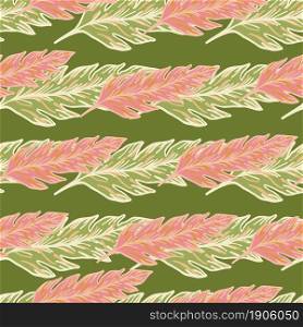 beautiful leaf seamless pattern. Decoration leaves ornament. Foliage backdrop. Floral wallpaper. Design for fabric , textile print, wrapping, cover. Vector illustration. beautiful leaf seamless pattern. Decoration leaves ornament. Foliage backdrop.