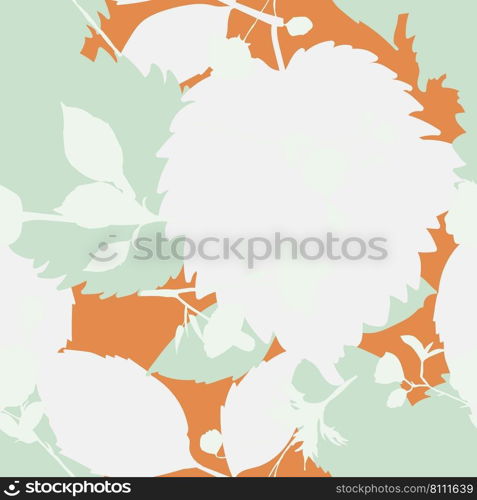 Beautiful leaves seamless pattern design. Vector hand-drawn leaves seamless pattern. Abstract trendy nature background. Pattern for wrapping paper, fabric, textile and prints.