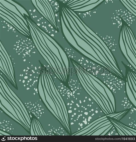 Beautiful line leaves pattern on splash background. Abstract botanical backdrop. Creative nature wallpaper. Design for fabric , textile print, wrapping, cover. vector illustration.. beautiful line leaves pattern on splash background. Abstract botanical backdrop.